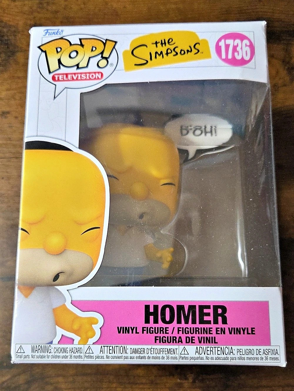 Funko Homer #1736 The Simpsons Vinyl Figure NIB